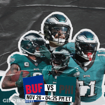 Football Game Poster Buf Vs Phi GIF