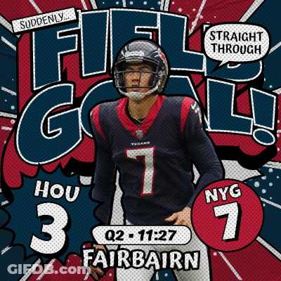 Football Game Poster Texans Vs NYG 7 GIF