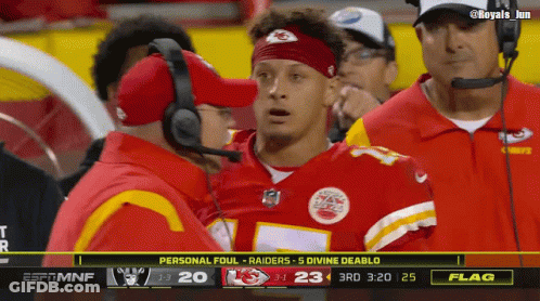 Football Game Raiders Vs Chiefs On ESPN GIF