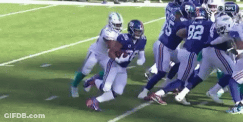 Football Game Saying Thank You Giants GIF