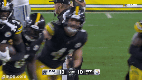 Football Game Score 13 To 10 GIF