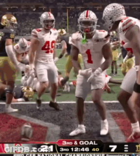 Football Game Score 21 To 7 GIF
