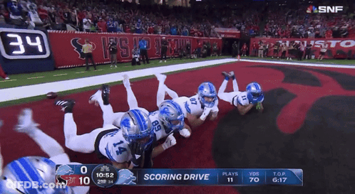 Football Game Score 34 To 34 GIF
