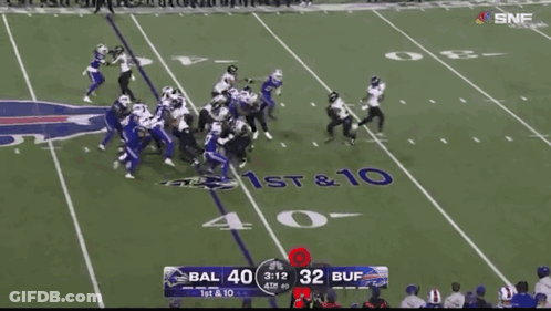 Football Game Score 40-32 GIF