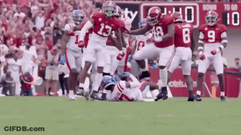 Football Game Scoreboard 25 GIF