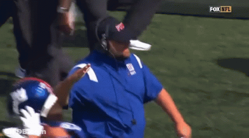 Football Game Screenshot Saying Are You Daniel Jones Because You Reek GIF