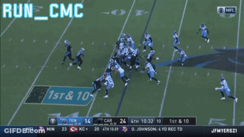 Football Game Screenshot Saying Run CMC GIF