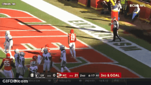 Football Game Tied 21-21 GIF