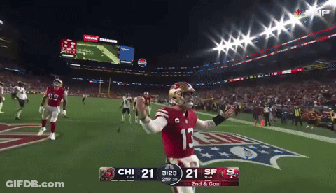 Football Game Tied 21 To 21 GIF