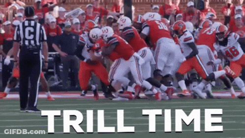 Football Game Trill Time GIF