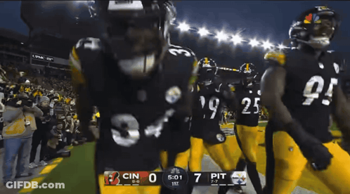 Football Game Underway Pittsburgh Losing GIF