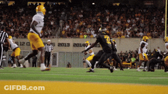 Football Game With 2013 2014 Sign GIF
