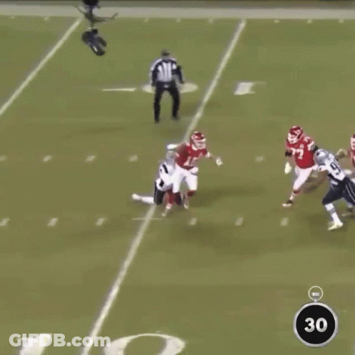 Football Game With 30 Seconds Left GIF