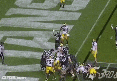 Football Game With Bros Sign GIF
