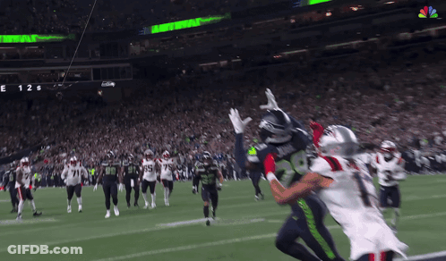 Football Game With Crowd Score 12 To 6 GIF