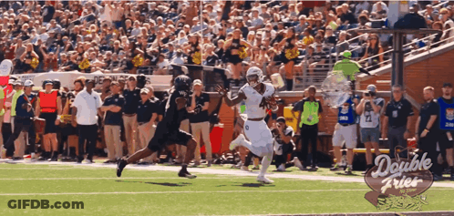 Football Game With Double Fries Sign GIF