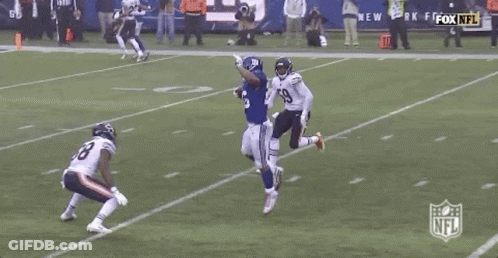 Football Game With Fox NFL Logo GIF