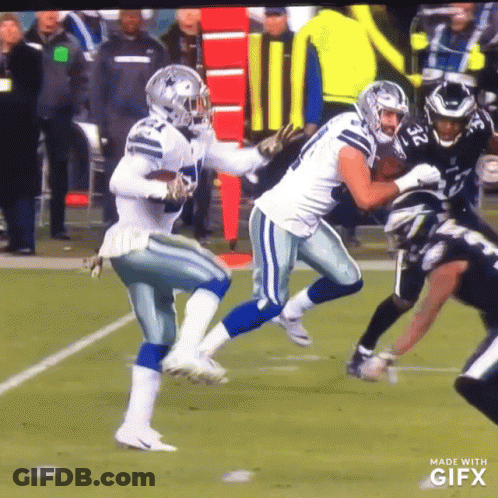 Football Game With Gifx Logo GIF