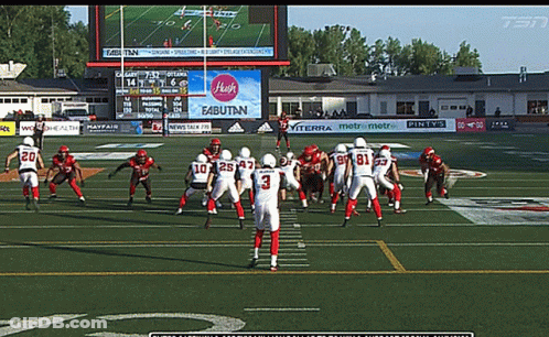 Football Game With Hush And Ebutan Ads GIF