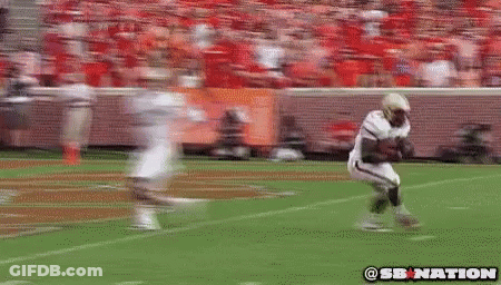 Football Game With Many Players GIF