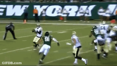 Football Game With New York Sign GIF