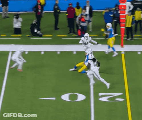 Football Game With Number 2 On Field GIF
