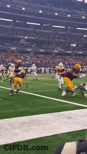 Football Game With Ogo Scoreboard GIF