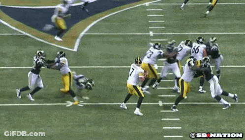 Football Game With SB Nation Logo GIF