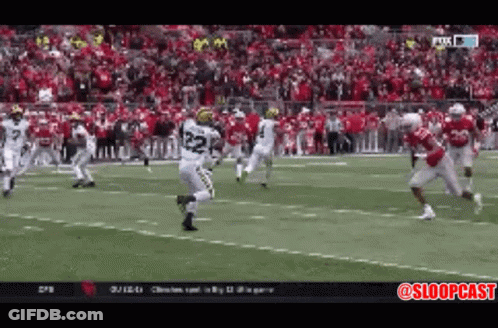 Football Game With Sloopcast GIF