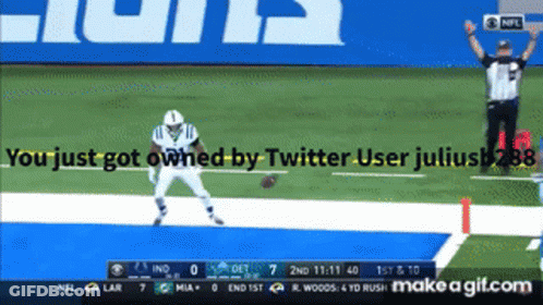 Football Game You Just Got Owned By Julius888 GIF