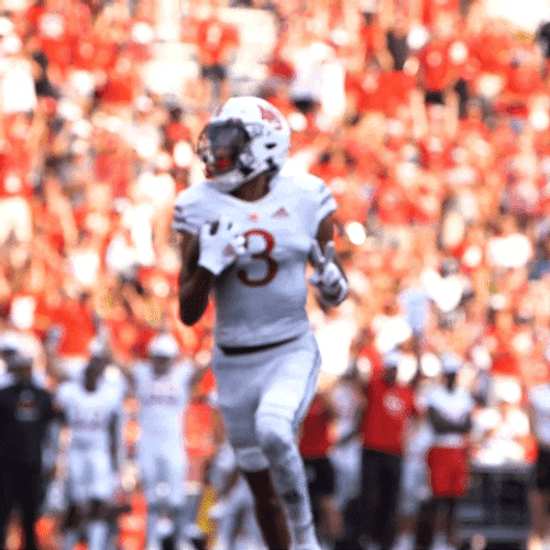 Football Go Big Red Running GIF
