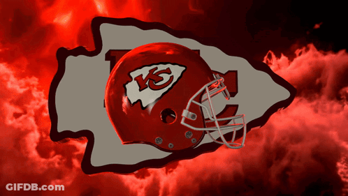 Football Helmet With KC Logo GIF