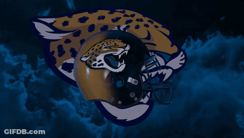 Football Helmet With Leopard GIF