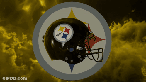 Football Helmet With Steelers GIF