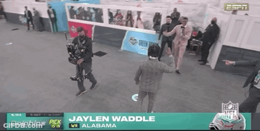 Football Jaylen Waddle Hug GIF