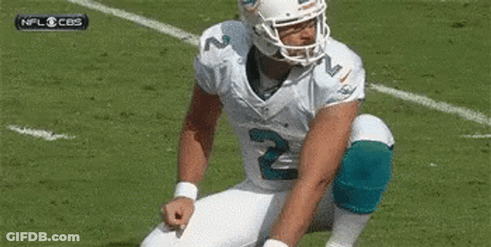 Football Kickoff Hit The Face GIF