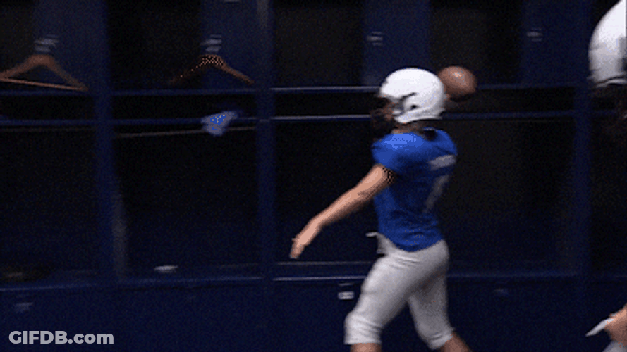 Football Pass To Other Player Fumble GIF