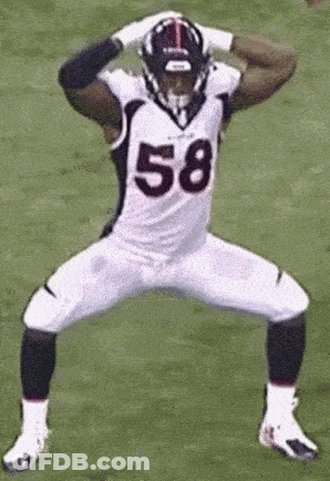 Football Player 58 Dancing On Field GIF