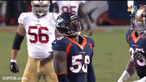 Football Player 58 In Front Of Player 56 GIF