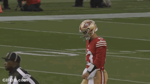 Football Player 85 Hugging Teammate GIF