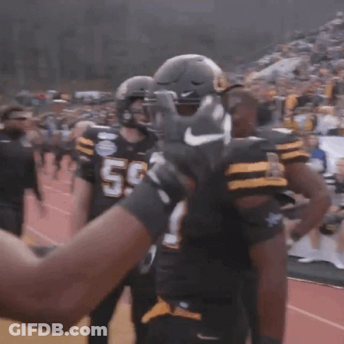 Football Player 91 Being Tackled GIF