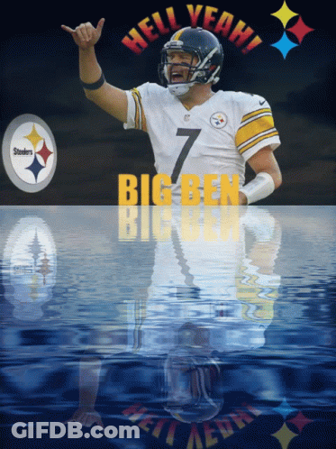 Football Player Big Ben Poster GIF
