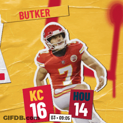 Football Player Butker GIF