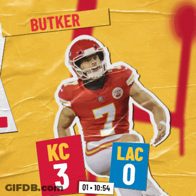 Football Player Butker GIF