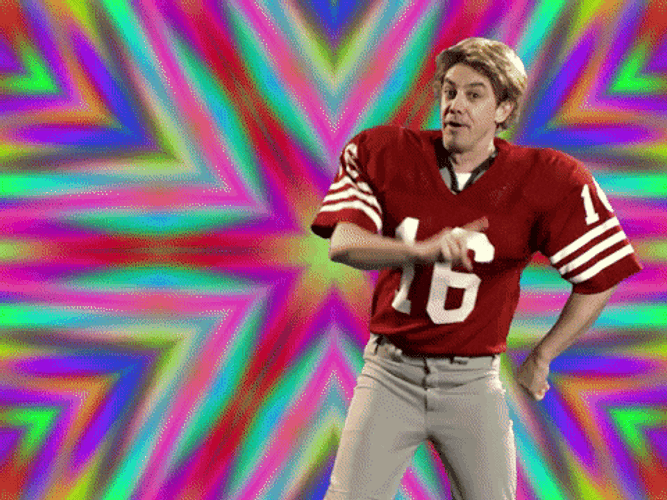 Football Player Cant Stop Wont Stop GIF