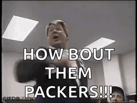Football Player Carl Banks Tackled GIF