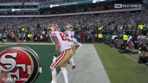 Football Player Celebrating Super Bowl Victory GIF