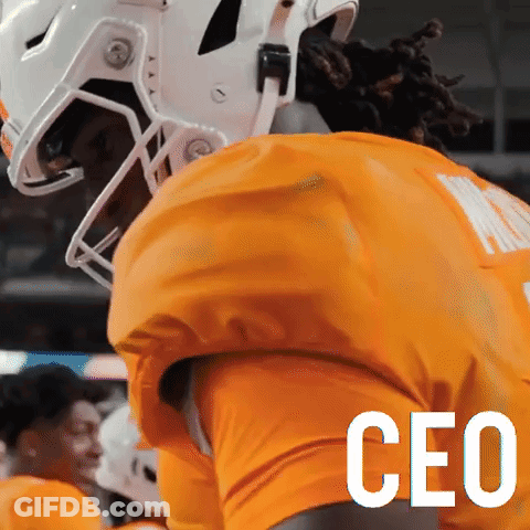 Football Player Close Up With CEO GIF
