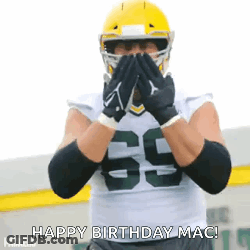 Football Player Covering Mouth GIF