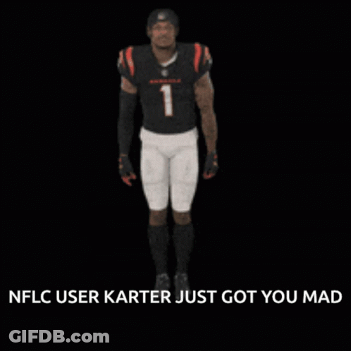Football Player Dancing NFL User Karter Just Got You Mad GIF
